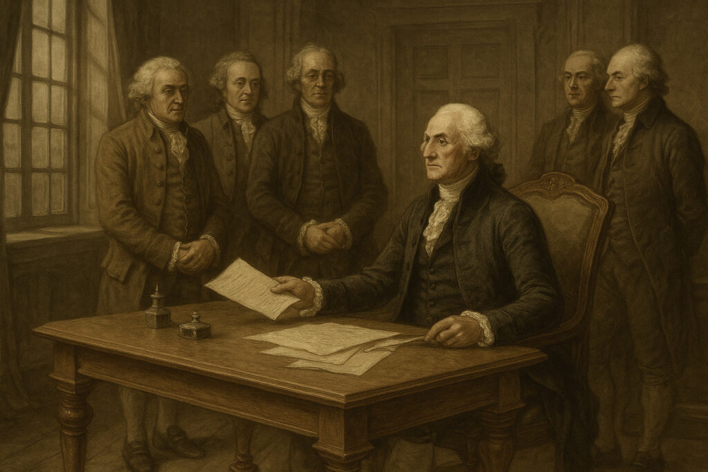 George Washington Exercises the First Presidential Veto