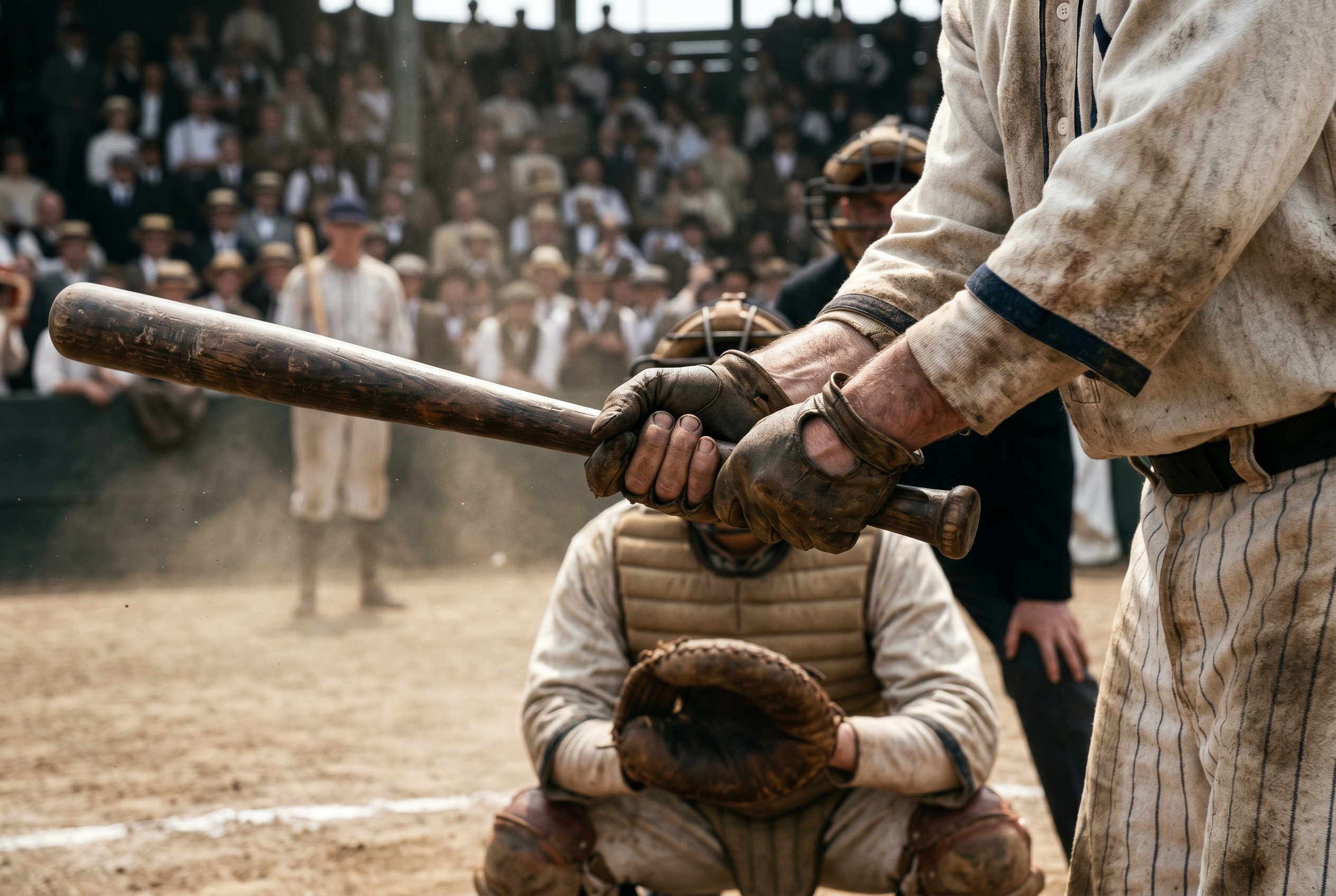 Inaugural Game at Weeghman Park (Wrigley Field) — detail