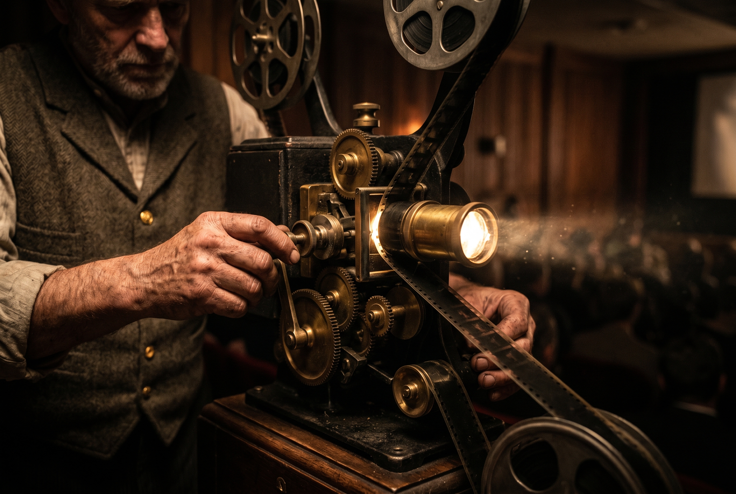 Edison's Vitascope Debut — detail