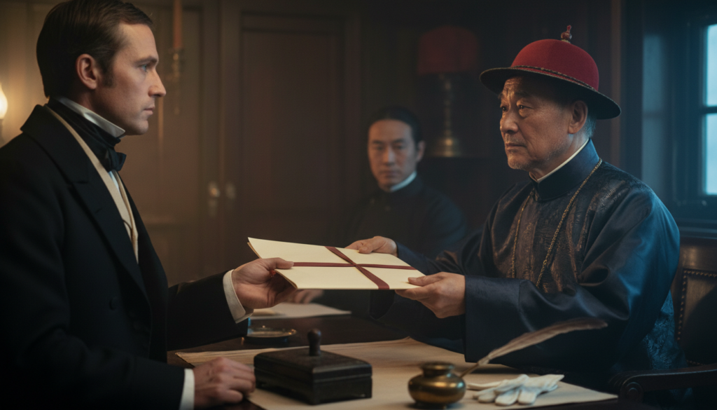 Treaty of Nanking Signed — detail