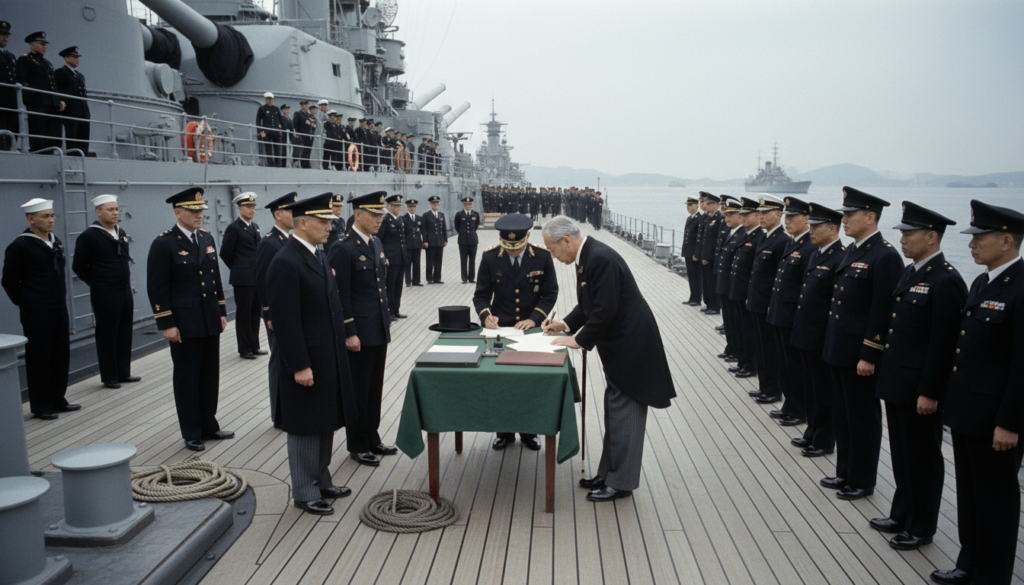 Japan Formally Surrenders