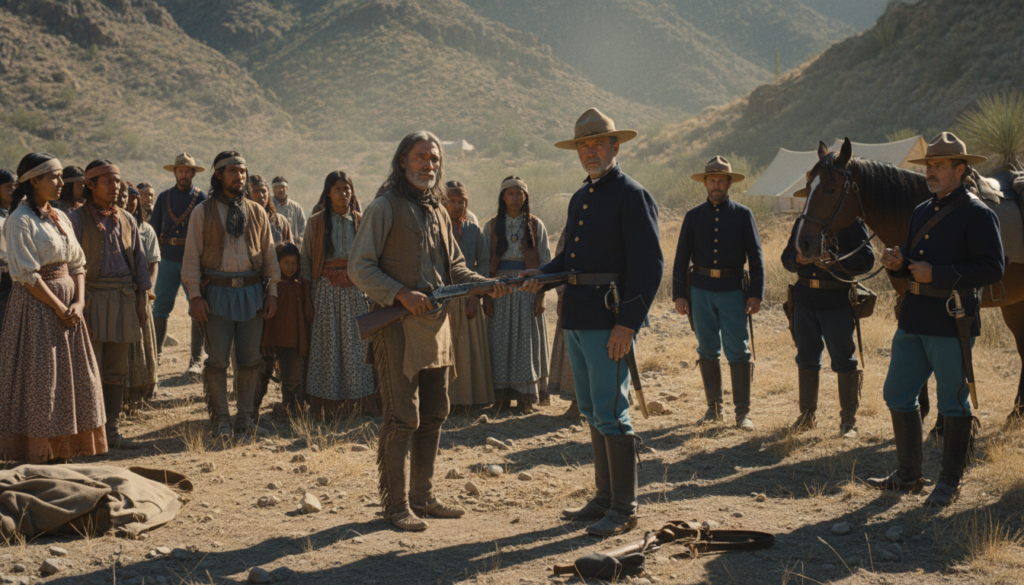 Geronimo Surrenders at Skeleton Canyon