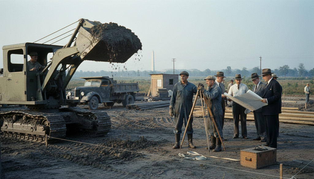 Construction Begins on the Pentagon