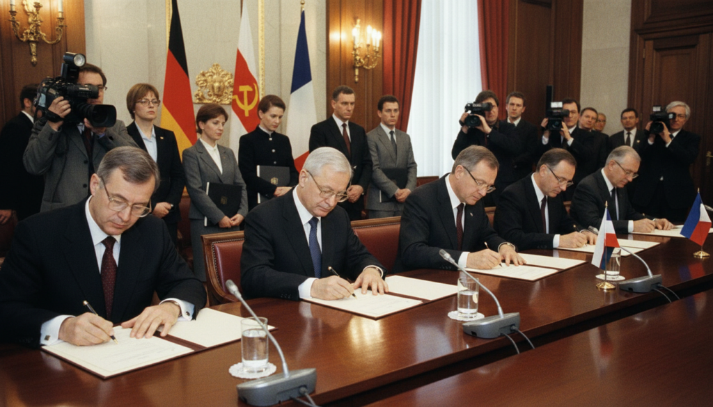 Two Plus Four Treaty Signed