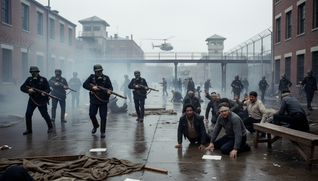 Attica Prison Uprising Ends in Deadly Assault