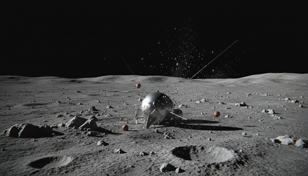 Luna 2 Reaches the Moon