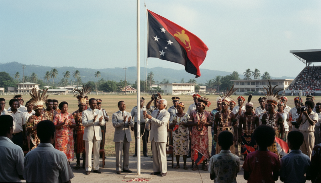 Papua New Guinea Gains Independence