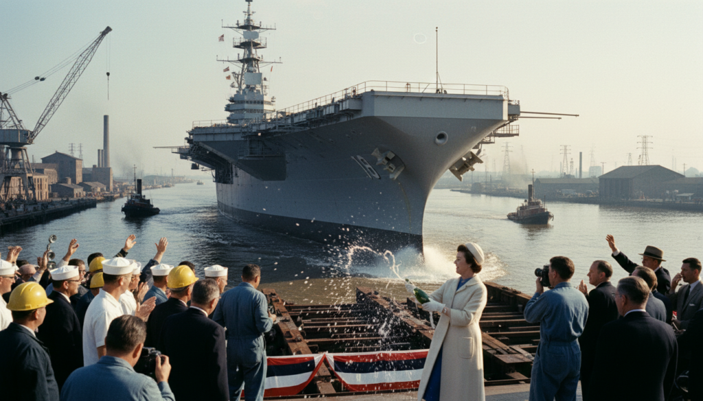 USS Enterprise Launched