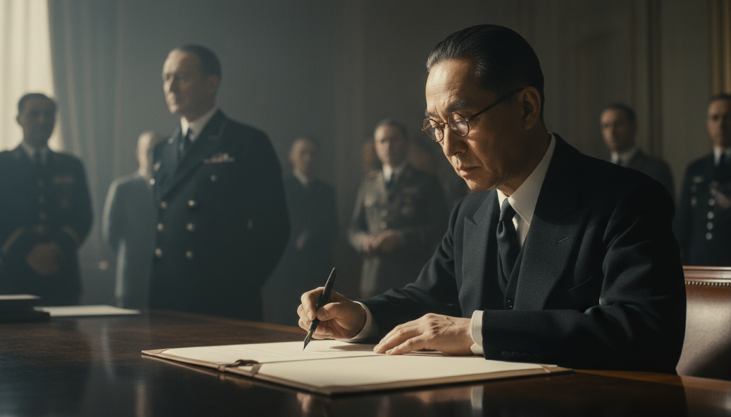 Tripartite Pact Signed in Berlin — detail