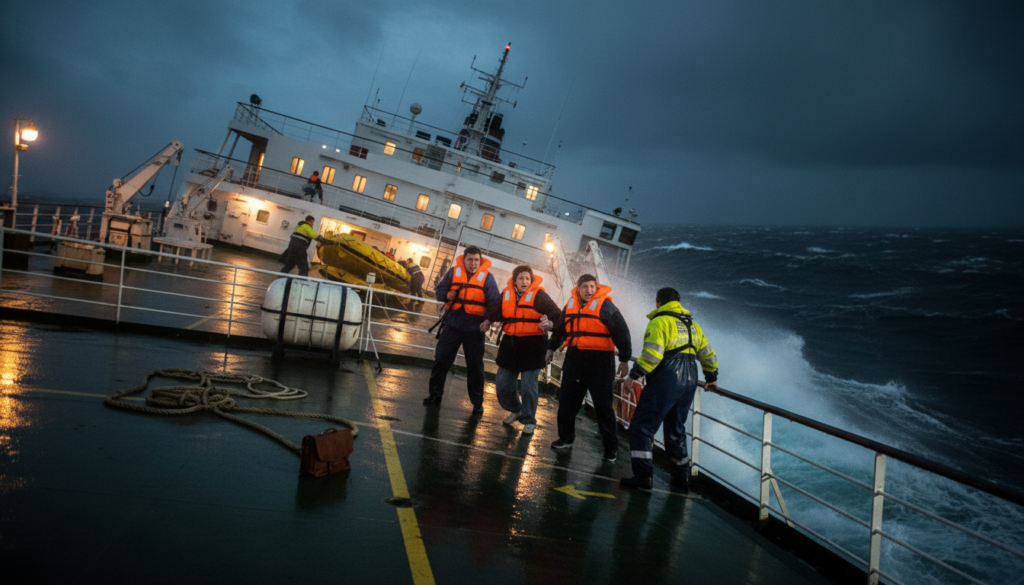 MS Estonia Sinks in the Baltic Sea