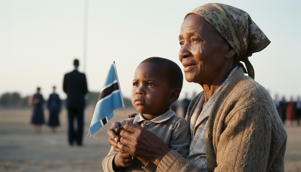 Botswana Gains Independence — detail