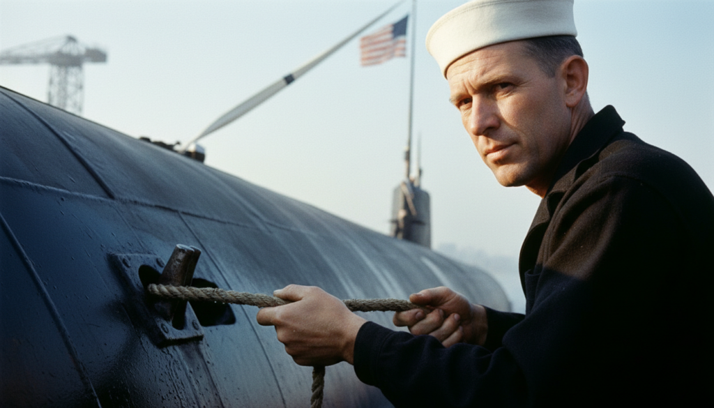 USS Nautilus Commissioned — detail