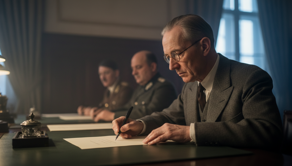 The Munich Agreement Is Signed — detail