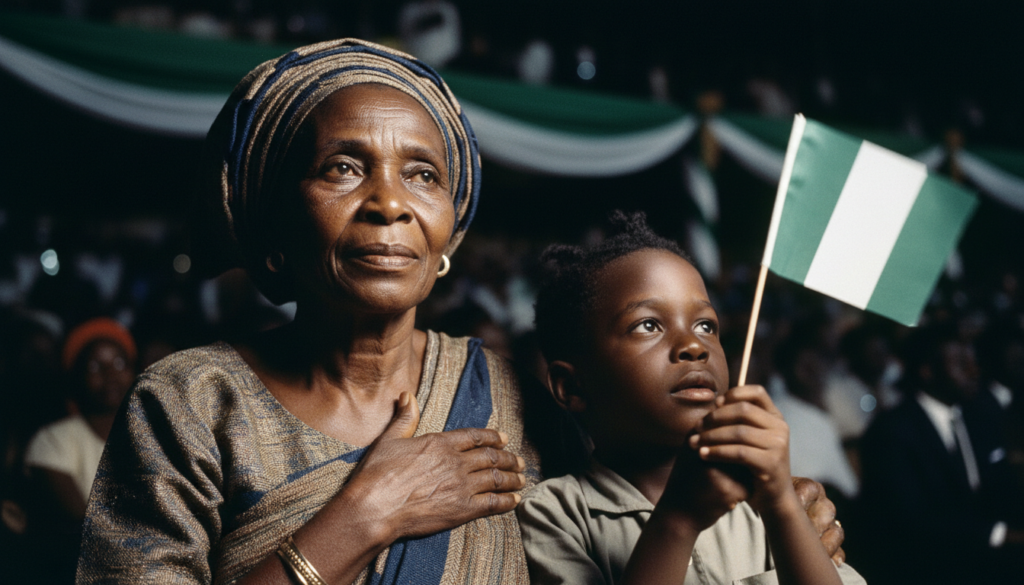 Nigeria Gains Independence — detail