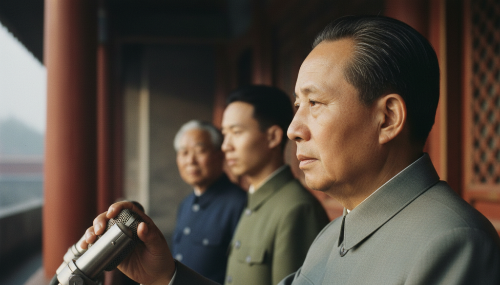 People’s Republic of China Proclaimed — detail
