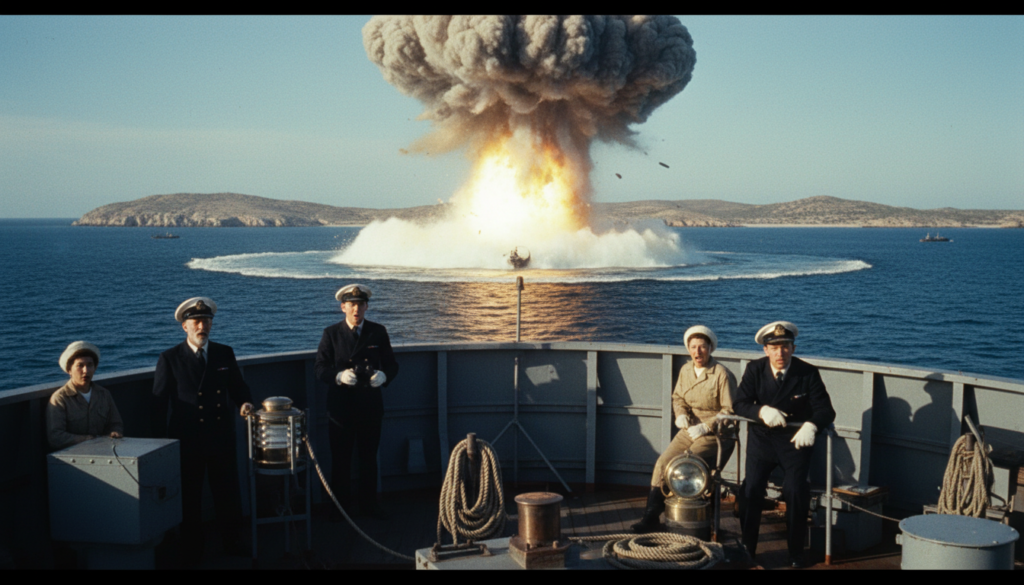 Britain Tests Its First Atomic Bomb