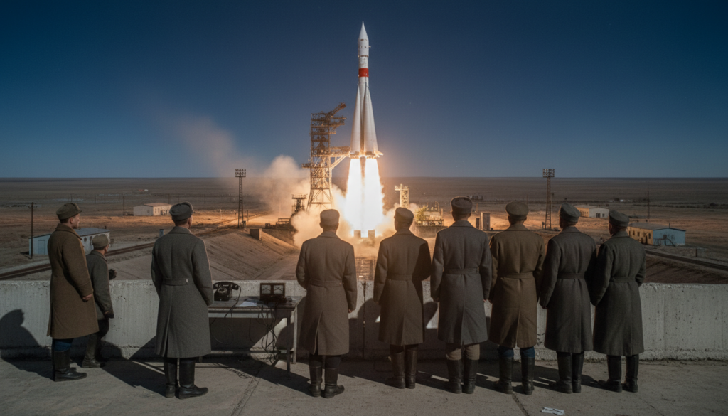 Sputnik 1 Launches