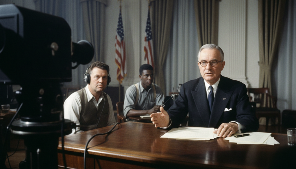 First Televised Presidential Address