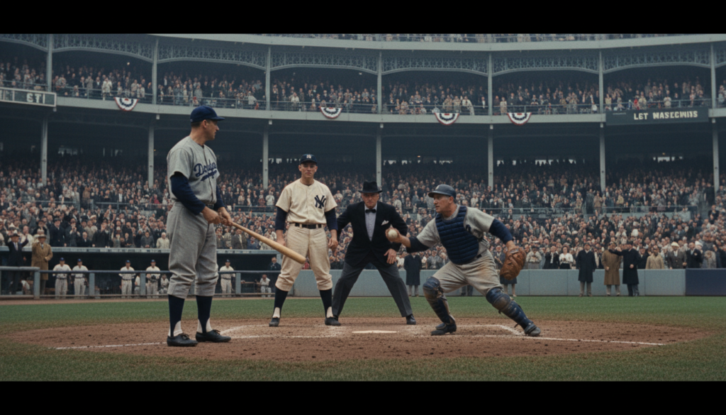 Don Larsen Pitches World Series Perfect Game