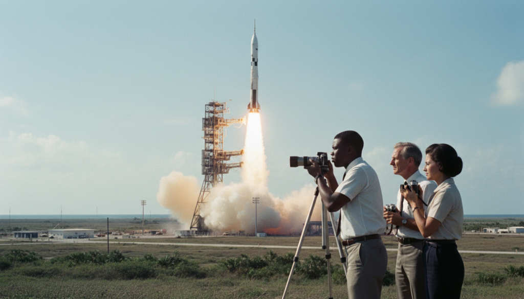 Apollo 7 Launches
