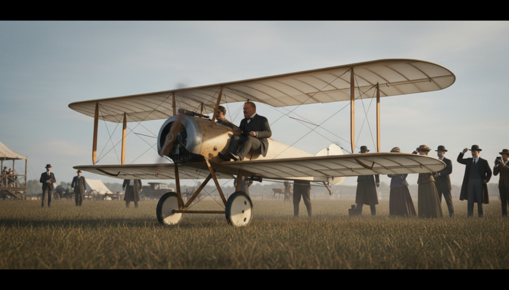 Theodore Roosevelt Takes Flight