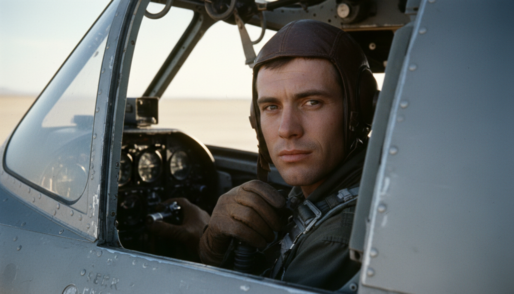 Chuck Yeager Breaks the Sound Barrier — detail