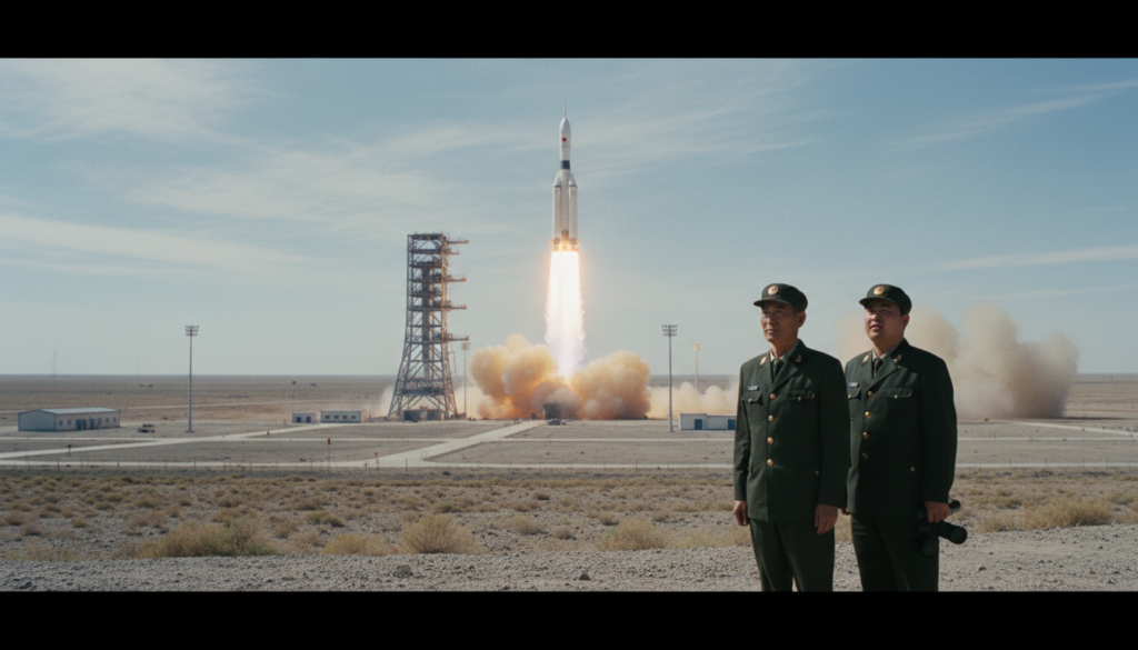 China Launches Its First Crewed Spaceflight