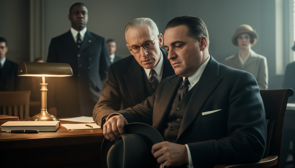 Al Capone Convicted of Tax Evasion — detail