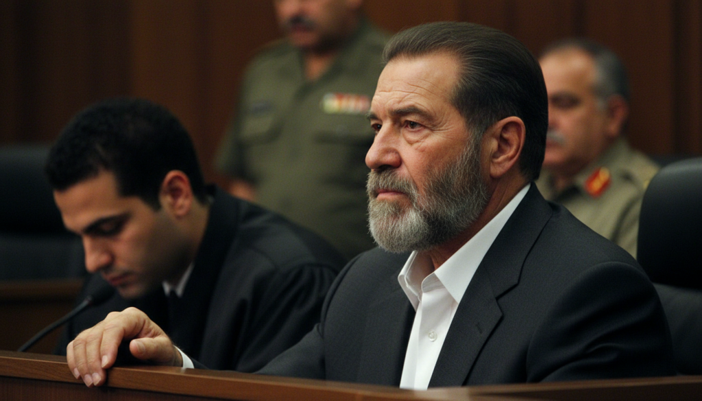 Saddam Hussein’s Trial Begins — detail
