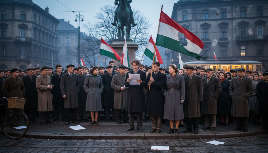 Hungarian Revolution Begins